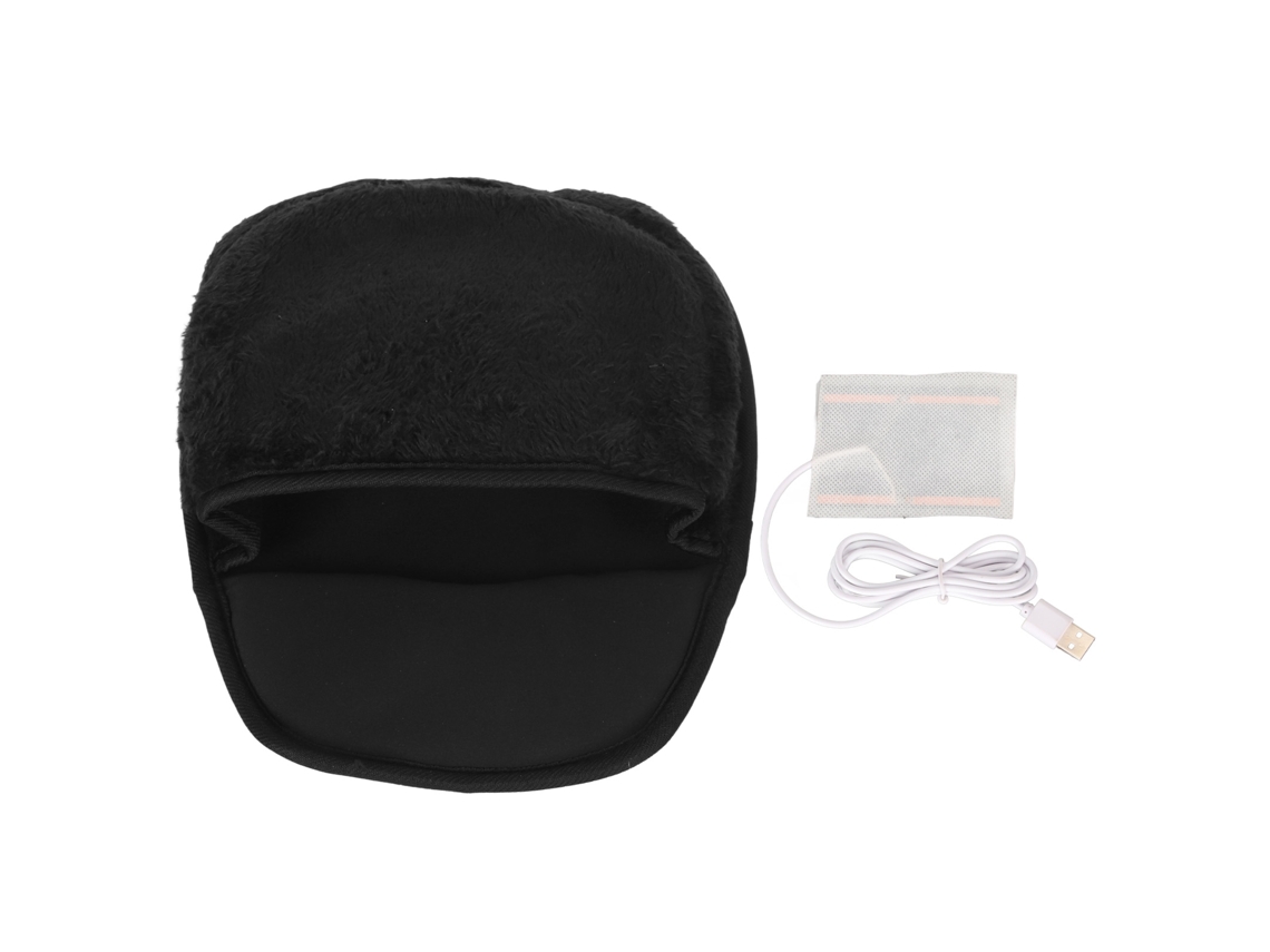 Tapete De Rato Aquecido Usb Com Almofada De Punho Plush Amaciado Removível Para Trabalho E Jogos