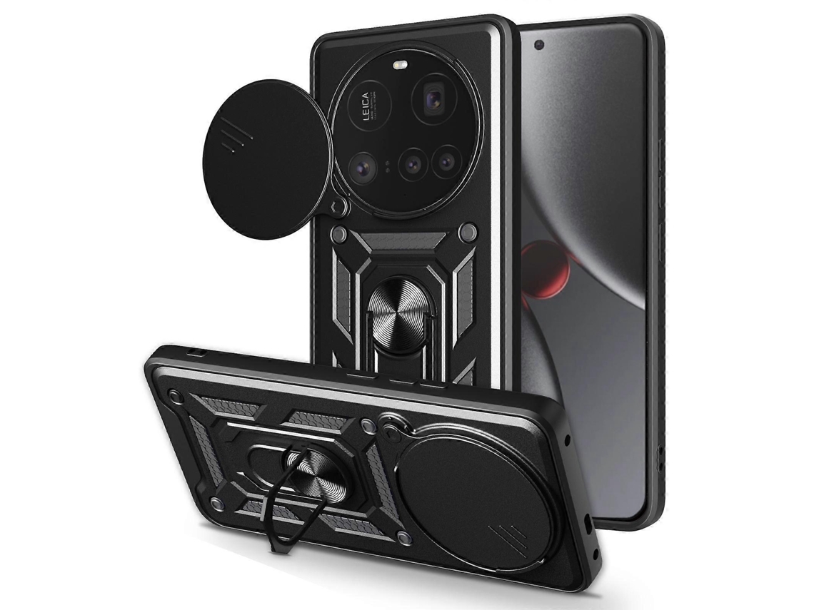 Capa De Celular Híbrida Tpu Com Design De Capa Para Câmera Deslizante