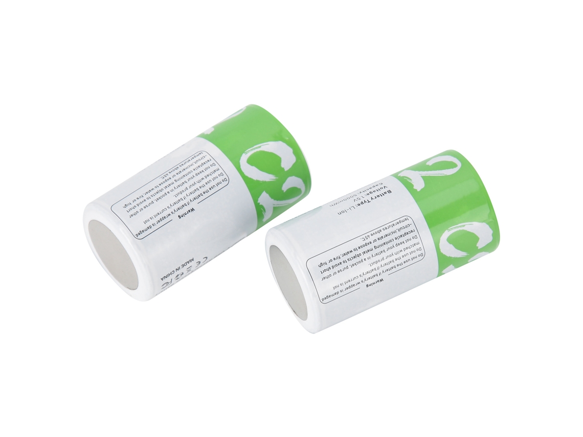 2 baterias recarregáveis C 5000mWh 1.5V com cabo USB | S/MARCA