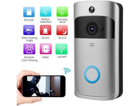 Xingfu-Tbest Wifi Vídeo Campainha Sem Fio Vídeo Porteiro Infravermelho Campainha Sistema de Acesso à Porta Câmera da Porta ROKOO
