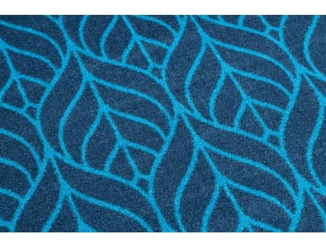Passadeira Base Antideslizante DYWANY LUSZCZOW Pióra Penas (90 x 1250 cm - Azul)