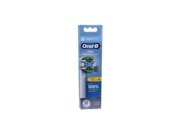 Escova De Dentes Oral B Precision Clean Recharges Xf 4 Peças Cor Azul