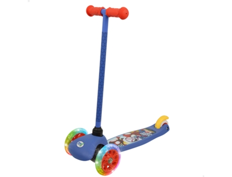 Patinete Spidey de 3 ruedas, 55 x 23 x 68 cm, máx. 20 kg, para mayores de 3 años, con luces y frenos