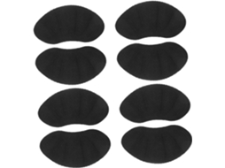 Protetores De Calcanhar Adesivos Beavorty Para Tênis, 4 Pares, Acolchoados, Pretos, Ajuste Seguro, Proteção Antiatrito