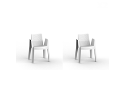 GARBAR Play Poltrona Interior e Exterior Set 2 Branco