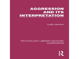 Livro Aggression and its Interpretation de Lydia Jackson (Inglês)