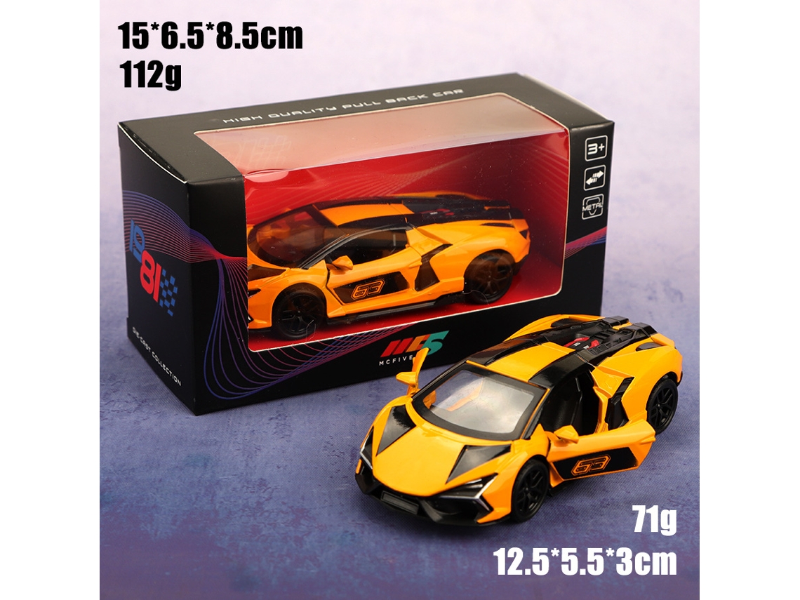 Miniatura de Carro em Metal Fundido, Escala 1/36, Brinquedo Infantil MDUG