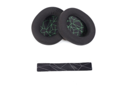Conjunto de Almofadas para Bandana e Orelha para Steelseries Arctis 7/