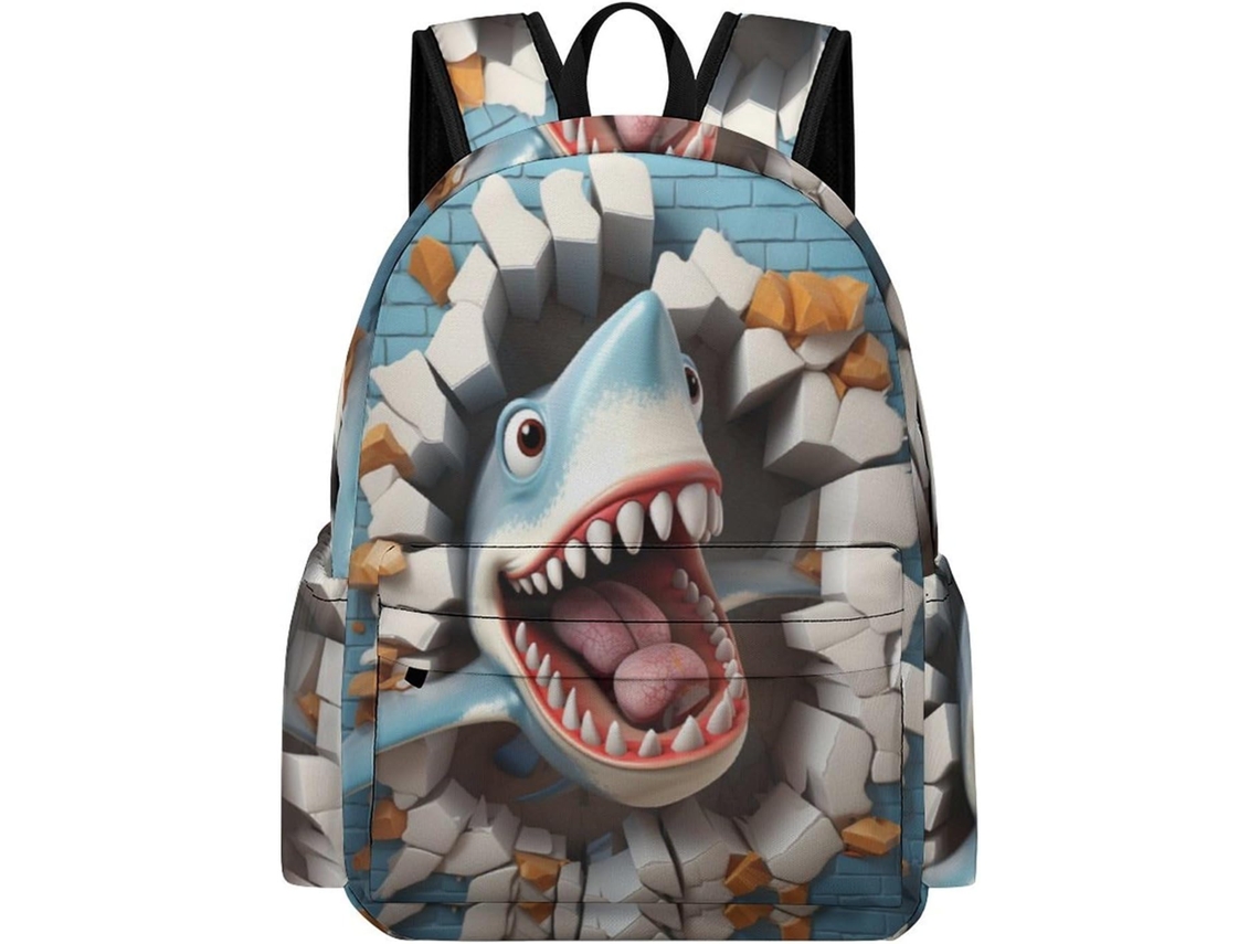 Mochila Infantil Com Estampa De Tigre, Leve E Confortável Para Meninos 8 A 16 Anos, Ideal