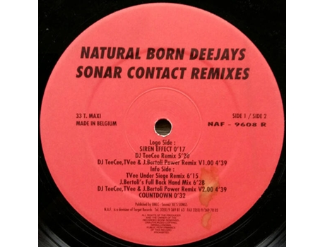 Vinil Sonar Contact Remixes Naked And Famous (n.a.f.)