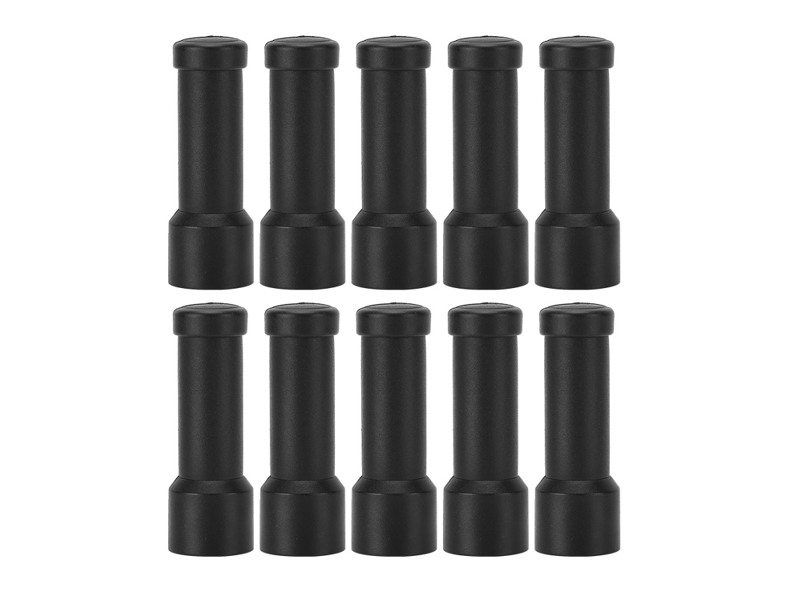 Conjunto de 10 antenas curtas e grossas para mini walkie-talkie UHF 400-470MHz com conector SMA macho para atividades de camping, AO AR e Liv-aquaforge