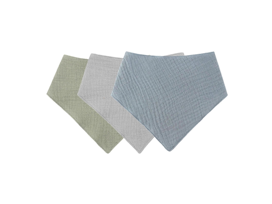 Conjunto De 3 Babadores De Algodão Macios Para Recém-nascidos, Com Botão De Pressão, Para Coletar Saliva, Toalha De Arrotar E Pano De Limpeza.