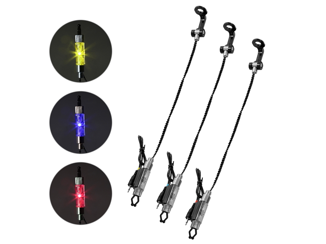 Kit Alarme Pesca Digital Led com Swinger