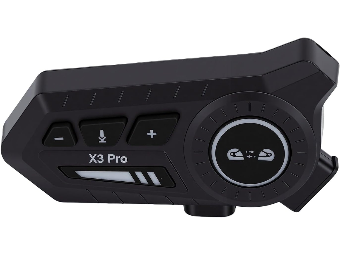 Casque Bluetooth Étanche, Dispositivo De Comunicação Multifuncional Para Moto, Bateria 1000mah Ipx6