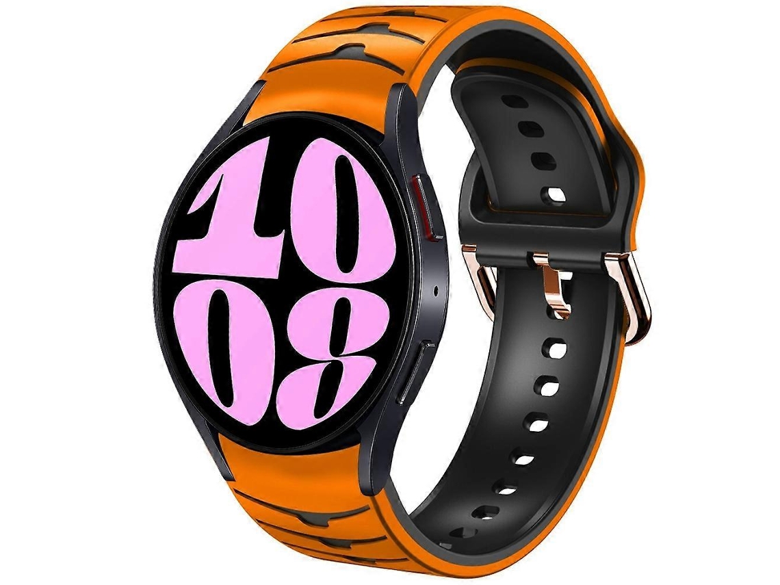 Pulseira De Relógio De Silicone Com Textura Curva