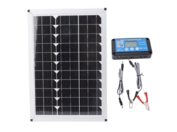 Kit Painel Solar 100 W com Controlador 20 A BRILVIBERA