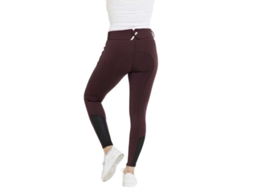 Calça de Montar com Assento de Silicone Claudine Vermelho 36Equitheme
