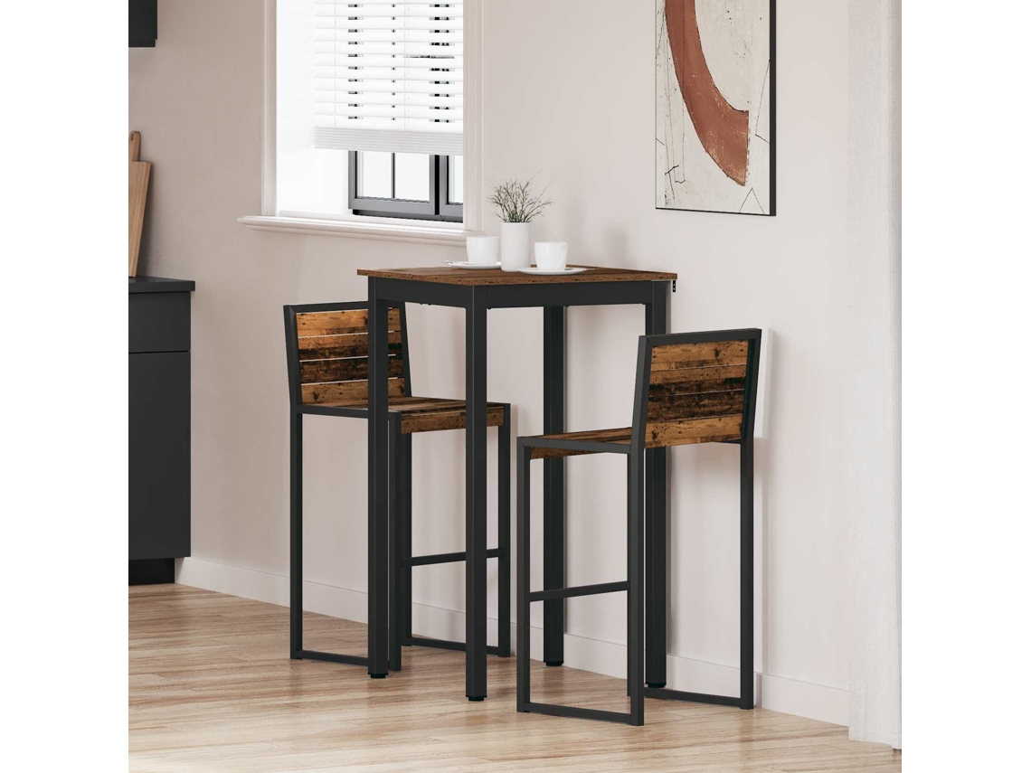 Vidaxl Mesa de Bar em Pé Madeira Processada
