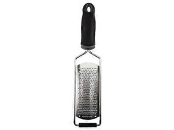 Ralador De Queijo Cozinha, Aço Inoxidável Cabo Ergonômico Em Tpr Fácil Ralar Ou Aplainar Aquaforge (preto)