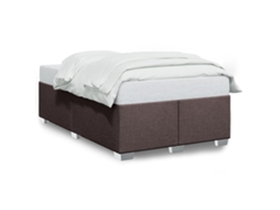 Bed Frame, Bed Frames Vidaxl Marrom Tecido (120 X 200 Cm)