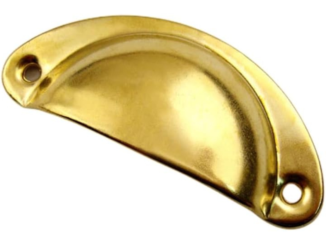 Conjunto De 2 Puxadores Retrô Metal Para Gavetas E Portas Armários Cozinha, Em Latão Antigo, Na Cor Dourada