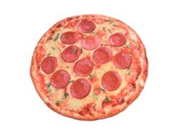Mali alfombra Redonda de Pizza Fofa Lavável Tapete de Brincadeira para Bebê 5.2ft