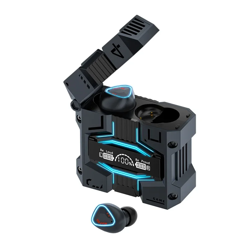 Fones De Ouvido Sem Fio Tws (pretos) Com Bluetooth, Controle Por Toque, Cancelamento De Ruído, Estéreo, À Prova D'água E Intra-auriculares.