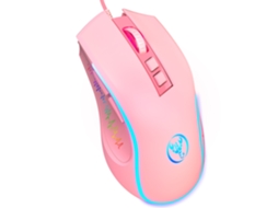 Rato Gaming AGTRUM X100F Rgb 3600Dpi Rosa
