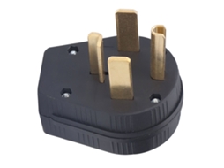 Laxiscreed Plugue Industrial Com Design De Quatro Furos E Estrutura Reta Para Maior Durabilidade