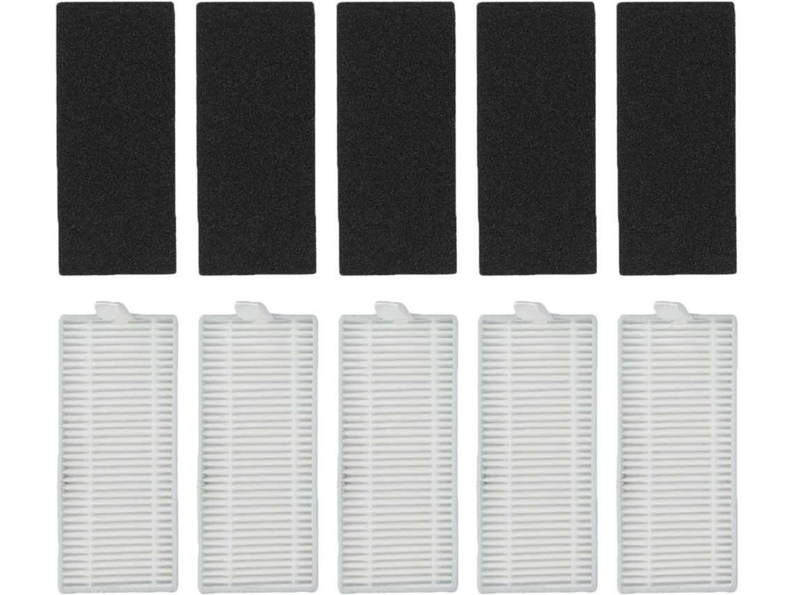 Pacote Com 5 Filtros Hepa Para Aspiradores Medion X20 Sw+ Md 11415 E