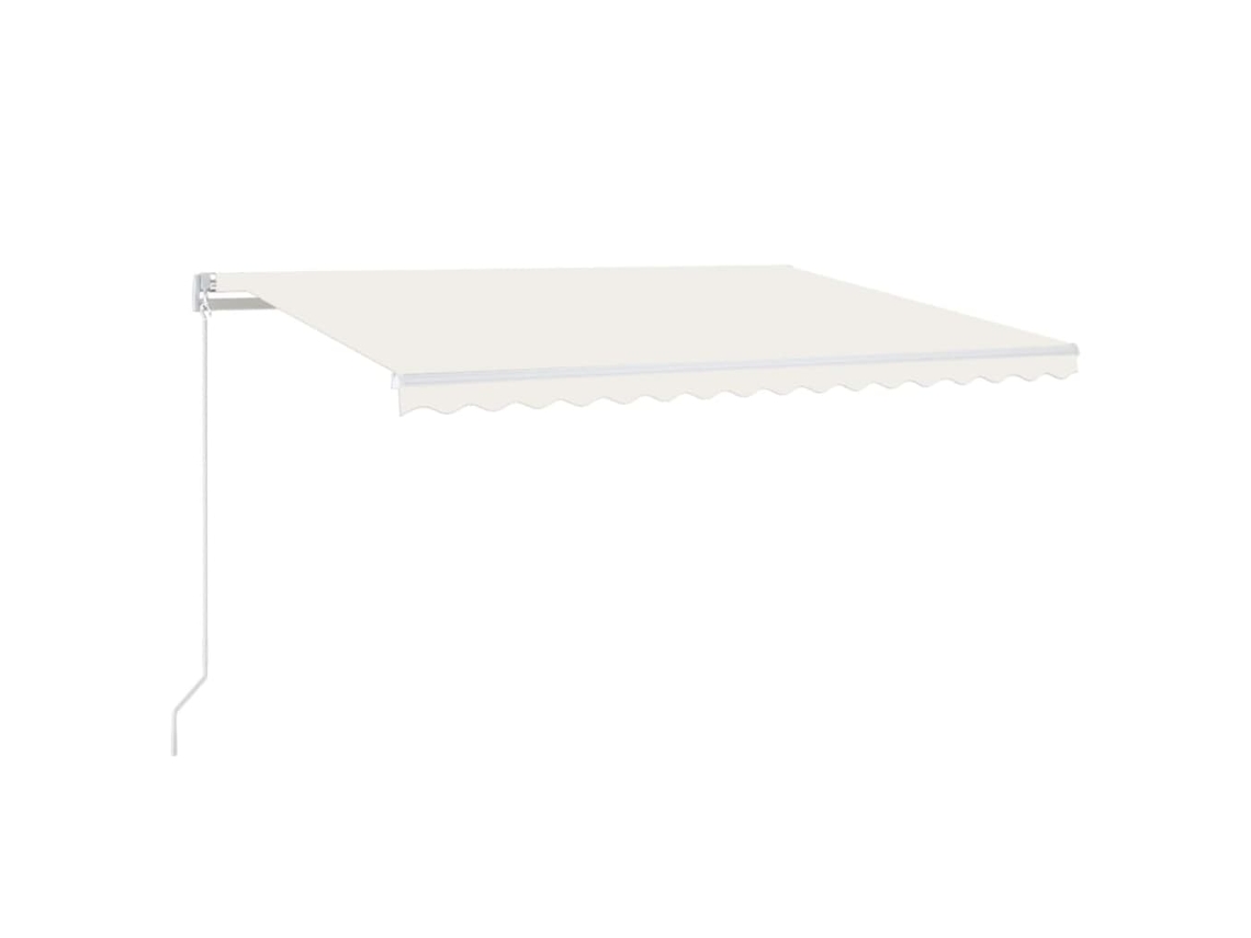 Retractable Awning, Retractable Awnings Vidaxl Creme Alumínio (450 X 300 Cm)