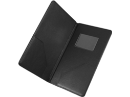 Organizador De Cardápio Healifty Em Couro Pu Preto, Design Elegante, Fácil De Transportar, Ideal Para Cafés E