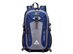 Mochilas De Caminhada Masculinas Em Poliamida E Nylon, Cor Azul, Para Transporte E Organização Prática Dos Artigos Indicados