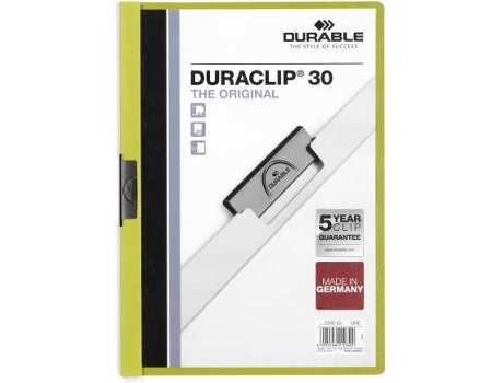 Classificador A4 clip Lateral 30 Folhas  Verde