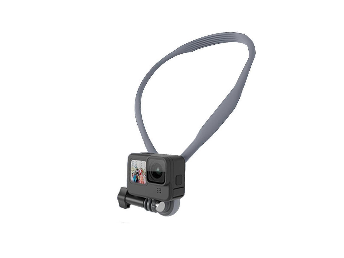 Suporte Magnético De Silicone Para Pescoço Câmeras Ação Hero 11, 10, 9, 8, 7, 6 E 5.-aquaforge