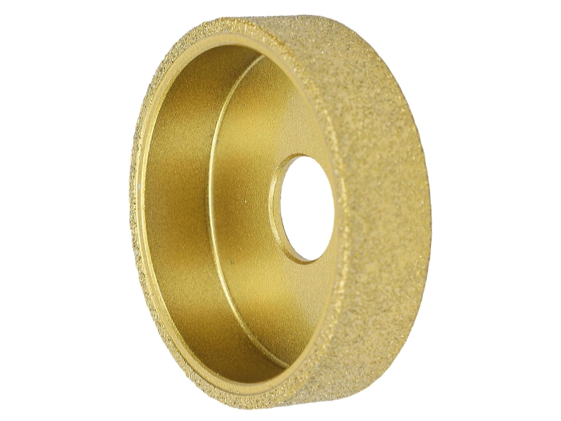 Disco De Desbaste Diamantado Fafeicy 3 Polegadas, Com Bordas Arredondadas, Para Uso A Seco E Úmido, Brasado A Vácuo