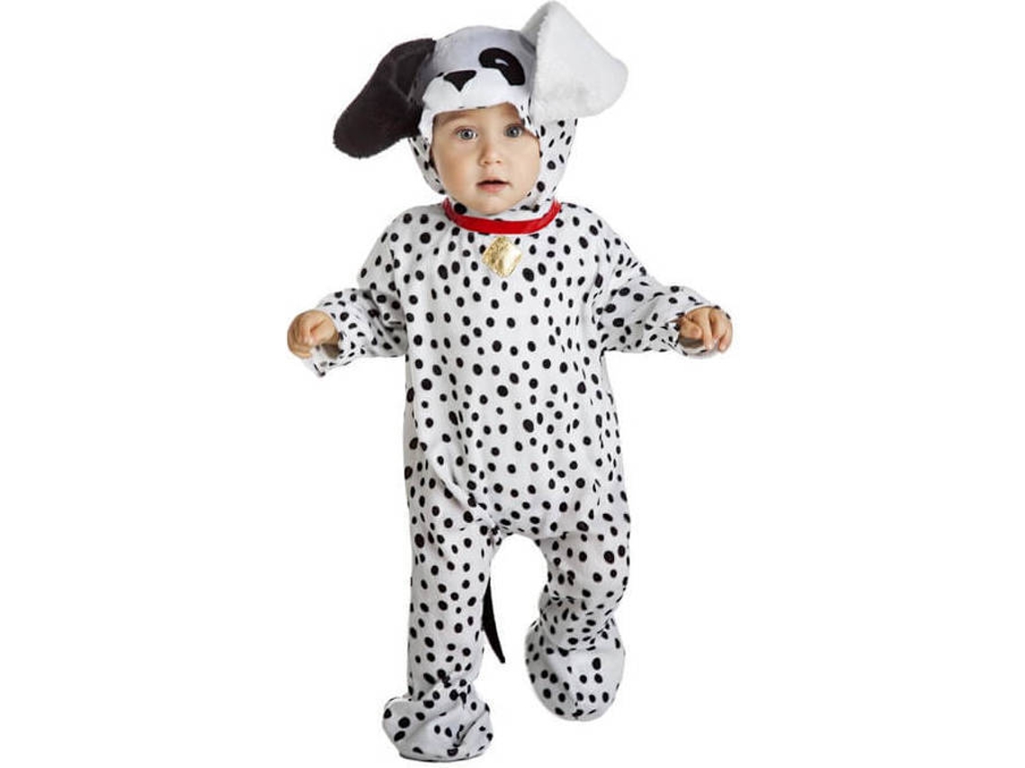 Fato de Bebé DISFRAZZES Cão Dálmata (Tam: 0 a 6 meses)