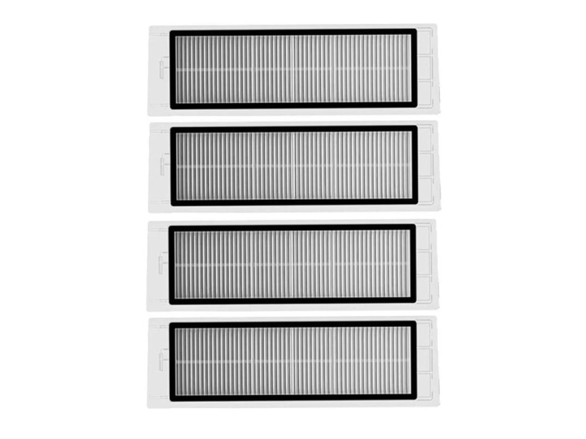 Kit com 4 Filtros Hepa de Substituição Xiaomi Roborock Série S para S5, S50, S51, S55, S6 e Maxv BRILVIBERA