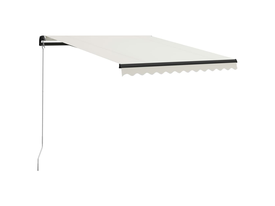 Retractable Awning, Retractable Awnings Vidaxl Creme Alumínio (300 X 250 Cm)