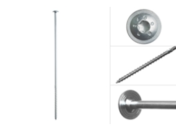 Parafuso Anilha Galvanizado 8.0 X 340 Mm Torx Caixa 50 Peças WOVAR