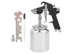 Pulverizador De Pintura Neumático Airbrush Negro 2.5mm Alta Atomización Para Automoción