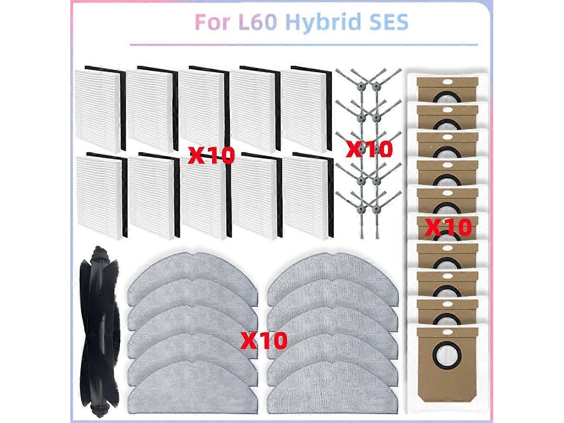 Para Aspirador De Pó Eufy G50 Hybrid, L60 Hybrid Ses, Peças, Escova Lateral Principal Brilvibera