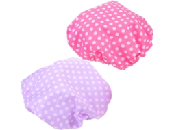 Healeved 2-toucas De Banho Elegantes Em Eva Com Dupla Camada, Impermeáveis, Para Cabelos Longos E Curtos, Proteção