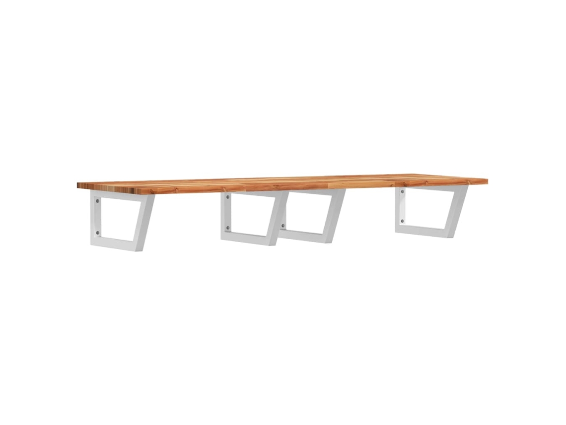 Basin Shelf, Basin Shelves Vidaxl Marrom Madeira De Acácia (120 X 50 X 2 Cm)