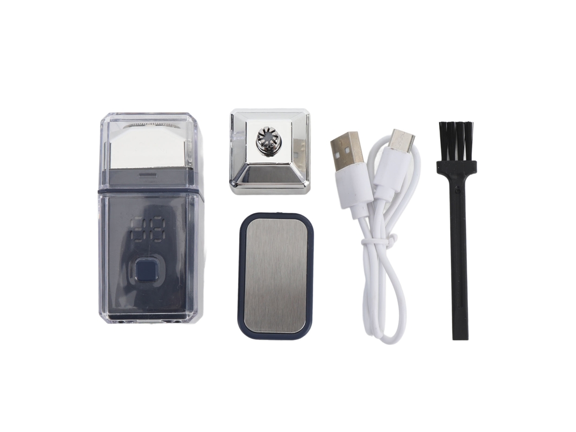 Aparador De Barba Portátil Para Viagens Ipx7 Recarregável