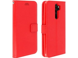 Capa Xiaomi Redmi Note 8 Pro AVIZAR FOLIO-LENNY-RD-N8P Vermelho