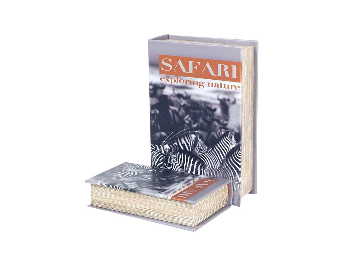 Caixas de livros 2U do Safari Zebra