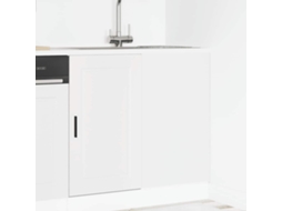 Vidaxl Armário Base De Cozinha Porto Derivados De Madeira Branco