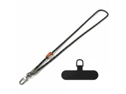 Lurelia Cordão Para Telemóvel Ajustável Transversal Com Fivela Metálica 8 Mm 120 Cm Anti-perda