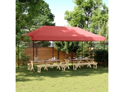 Vidaxl Tenda De Festa 292 X 580 X 315 Cm Borgonha Tecido Oxford